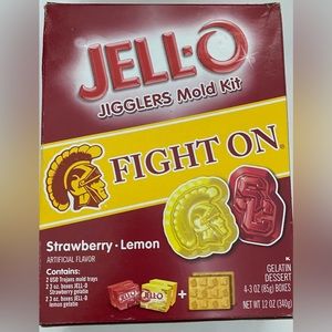 NEW-Jello brand USC Jello Mold- Game Day Jello Shots - SC - #fighton